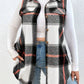 Women's Fall Plaid Lightweight Flannel Vest With Pockets