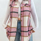 Women's Fall Plaid Lightweight Flannel Vest With Pockets