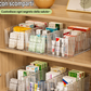 🔥Transparent telescopic medicine rack — Extendable, perfect for tidying up your cupboard 💊🗄️