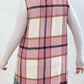 Women's Fall Plaid Lightweight Flannel Vest With Pockets