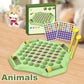 🎄Christmas Sale 49% OFF-Only need ￡8.99🎁Kids' 2-Player Animal Flip Chess