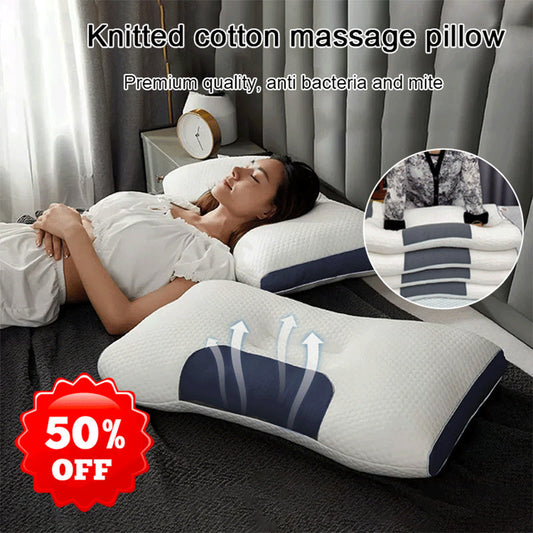 ⏳Time-limited Special⏰Antibacterial Neck Support Sleep-Aid Massage Pillow