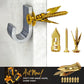 🔩50% OFF NOW! Self-Drilling Drywall Anchor Screws – 30kg Load Capacity No Wall Damage Anchor Kit, Tool-Free 30s Quick Install Wall Anchors for Home Hanging & Furniture Mounting