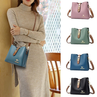 🎁Limited time 50% OFF⏳Women's Casual Bucket Bag with 2 Straps for Carrying