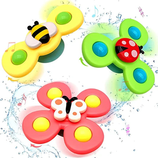 🎉2023 NEW YEAR Hot Sale-Suction Cup Spinner Toys（3 piece set）