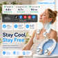 ❄️ Neck Air Conditioner Fan – Ultra-quiet personal cooling for the summer