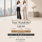 Women's High-Waist Flared Trousers