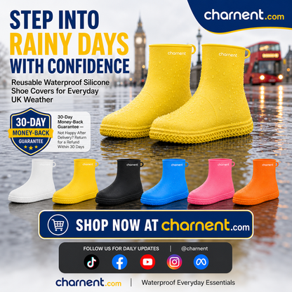 🌟LAST DAY SALE: ONLY ￡11.99!!🎁✨Thick Wear-Resistant Waterproof Shoe Cover