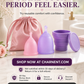 Soft Menstrual Cup – Reusable Period Cup – Made for Comfortable, Leak-Free Protection Up to 12 Hours – BPA & Latex Free – Includes Cup & Carry Bag