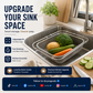 🥬Great Gift - Expandable Over The Sink Dish Drying Rack