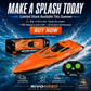🚤2.4 GHz RC Speedboat with Twin Motors – Fast, Powerful & Easy to Control