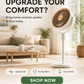 🥳2026 HOT SALE🥳💞50K+ SOLD!🌀🌿 50% OFF! Whisper‑Quiet Adjustable Floor Fan – 4 heights, 5 speeds, tiltable head. Quiet motor, portable & USB‑C rechargeable. A breeze for any space! 🔇✨