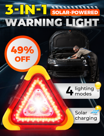 🥳2026 HOT SALE🥳💞50K+ SOLD!💥☀️🚨 Don‘t Just Warn, Be Prepared. 3-in-1 Emergency Tool – Light, Charger, Safety. Half Price! 💡📱