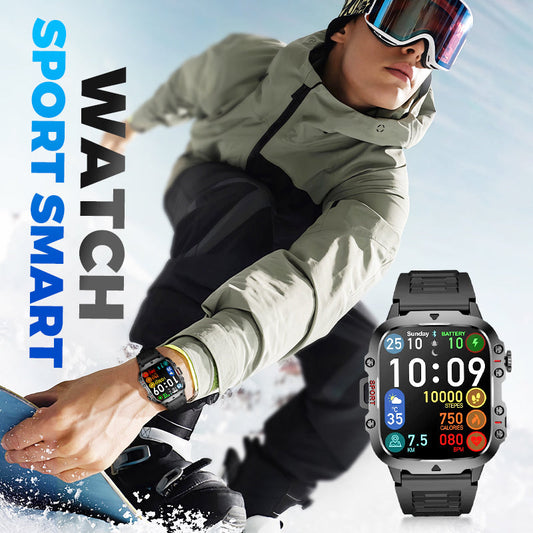 📣50% OFF !!!💧Waterproofing Ultimate Outdoor Companion⌚ Rugged Outdoor Smart Watch - 100+ Sports Modes