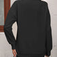 Womens Zip-Up Dropped Shoulder Sweatshirt