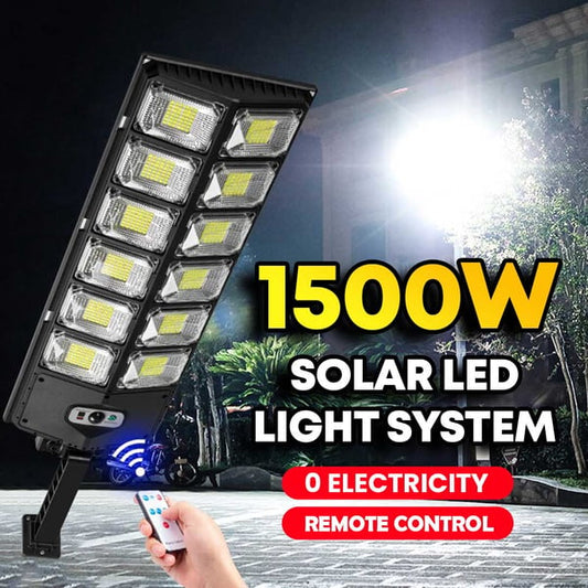 💡 Limited Time Half Price - 1500W Solar LED Lighting System