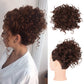 ✨Hot sale✨Short, curly hairpiece – Chignon with elastic drawstring