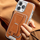 Premium leather iPhone protective case