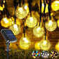 Waterproof Bubble Solar String Lights for Patio