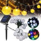 Waterproof Bubble Solar String Lights for Patio