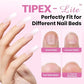Silk Seamless Nail Art Sheets - 600-piece Set
