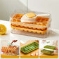 Press-Type Ice Cube Mold with Storage Box and Lid