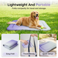 💖LAST DAY SALE ONLY￡9.99!!❄Pawchill™🇬🇧Pet Cooling Mat for Dogs & Cats 🐾 Naturally Cool Ice-Silk Pad • Breathable, Washable & Soft 🌿  For Floors, Sofas & Car Travel • Multiple Sizes • Gradient Colours ☀️🐶🐱