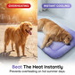 💖LAST DAY SALE ONLY￡9.99!!❄Pawchill™🇬🇧Pet Cooling Mat for Dogs & Cats 🐾 Naturally Cool Ice-Silk Pad • Breathable, Washable & Soft 🌿  For Floors, Sofas & Car Travel • Multiple Sizes • Gradient Colours ☀️🐶🐱