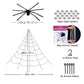 Hairy Spider with Large Web Halloween Outdoor Decoration