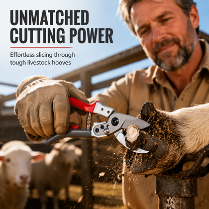 🐏✂️ Sheep Hoof, Cow Hoof, Horse Hoof & Gardening Multi-Purpose Shears