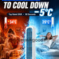 【Cool the Entire Room in 90 Seconds】Tower Fan—an air conditioner that can be used in both upright and horizontal positions