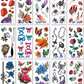 Trendy 3D tattoo stickers 50 PCS