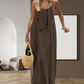 🏖️Last day sale 50% OFF💕20K+ SOLD!⚡Women's Casual Backless Spaghetti Strap Maxi Dress