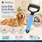 🐱🐕‍🦺LAST DAY SALE: ONLY ￡8.99!!🎁✨Double sided pet grooming brush