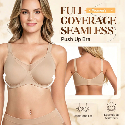 🏆 Last Day Special Price £7.99! 💐Women's Elegant Sheer Full Coverage Plus Size Bra