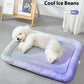 💖LAST DAY SALE ONLY￡9.99!!❄Pawchill™🇬🇧Pet Cooling Mat for Dogs & Cats 🐾 Naturally Cool Ice-Silk Pad • Breathable, Washable & Soft 🌿  For Floors, Sofas & Car Travel • Multiple Sizes • Gradient Colours ☀️🐶🐱