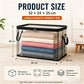 🔥Last Day 49% OFF📦Portable Large Heavy-Duty Thick Plastic Clear Storage Box with Hinged Lid | Home, Travel & Camping