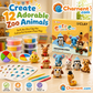 🎁 LAST DAY PROMOTION - 50%OFF🎁Air Dry Clay Kit for Kids-8 Animals Modeling Magic Clay,DIY Art Crafts Molding Clay Set,Ultra Light & Soft, Safe & Non-Stick with Sculpting Tools & Tutorials, Unique Gifts for Boys & Girls