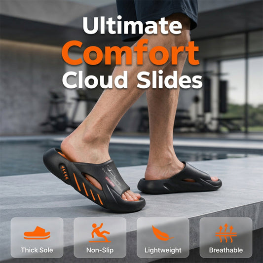 🥳SUMMER HOT SALE🥳💞50K+ SOLD!💥50% OFF! 🔥Non-Slip Thick Sole Cloud Slides for Men