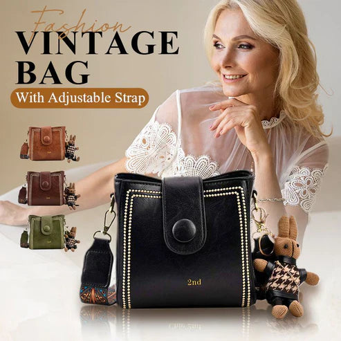 🎅Christmas Sale 49% OFF🎁👜Vintage Fashion Bag with Adjustable Wider Shoulder Strap