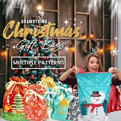 🔥LAST DAY SPECIAL PRICE: ￡9.99!!🎅The World’s Best Christmas Gift Bag With Drawstring🎁