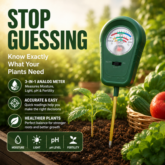 🌟 50% OFF NOW! 🌿 3-in-1 Soil Detector with Pointer Display