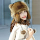 🎅Christmas Gift idea ￡15.99!! 🎁 Raccoon Tail Fur Parent-Child Plush Hat