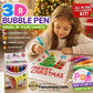 💥LAST DAY BUY 2 GET 1 FREE!!🎁🔮Magic Pen – Draw 3D with one stroke!🎄 DIY Bubble Popcorn Drawing Pens& Buy 3 Pay 2 🔥