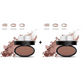 ✨Buy 1 Get 1 Free 🖌️50K+ Sold!!!🖤Eyebrow Stamp Powder Kit with Applicator Brush,  Waterproof Long Lasting 24H Wear Eyebrow Makeup