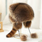 🎅Christmas Gift idea ￡15.99!! 🎁 Raccoon Tail Fur Parent-Child Plush Hat