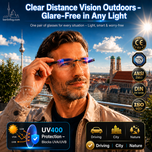 🎁Anti-blue light glasses, frameless, ultra-light reading glasses with a diamond-cut finish