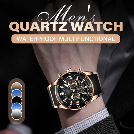 🎁Waterproof Multifunctional Quartz Watch