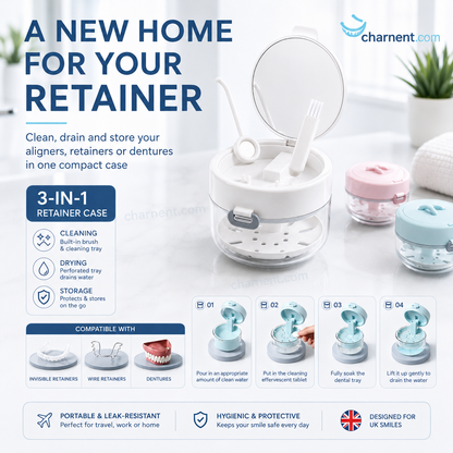 ⏳Limited-time 50% off⏰All-in-One Retainer Storage Case