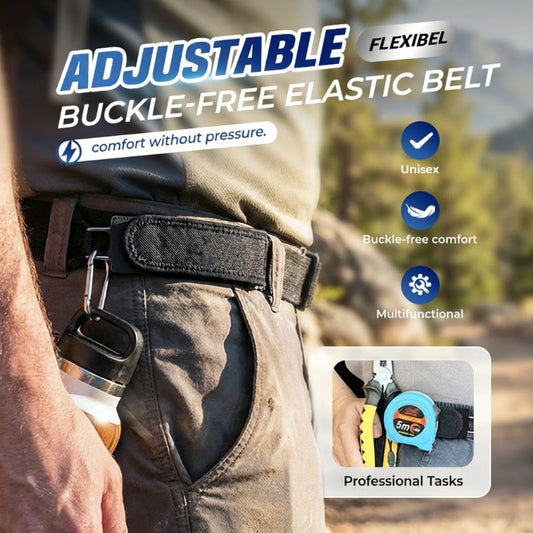 👖✨ No-Buckle Elastic Belt for Men & Women – Adjustable, Stretchable & Invisible Fit